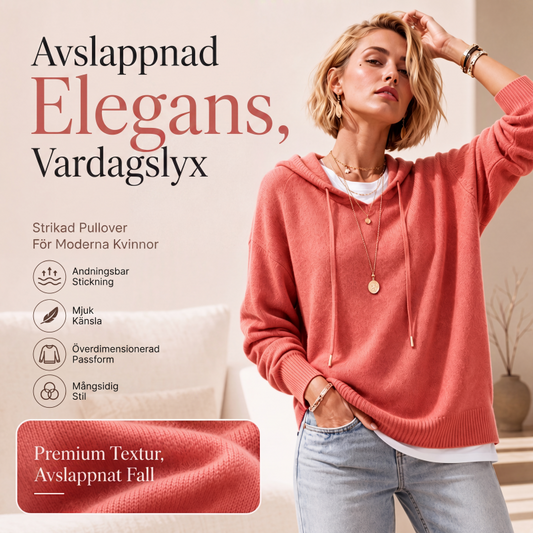 ❄️Kvinnors ledig huvtröja med dragsko丨Mångsidigt丨Modernt丨Vinter✅️