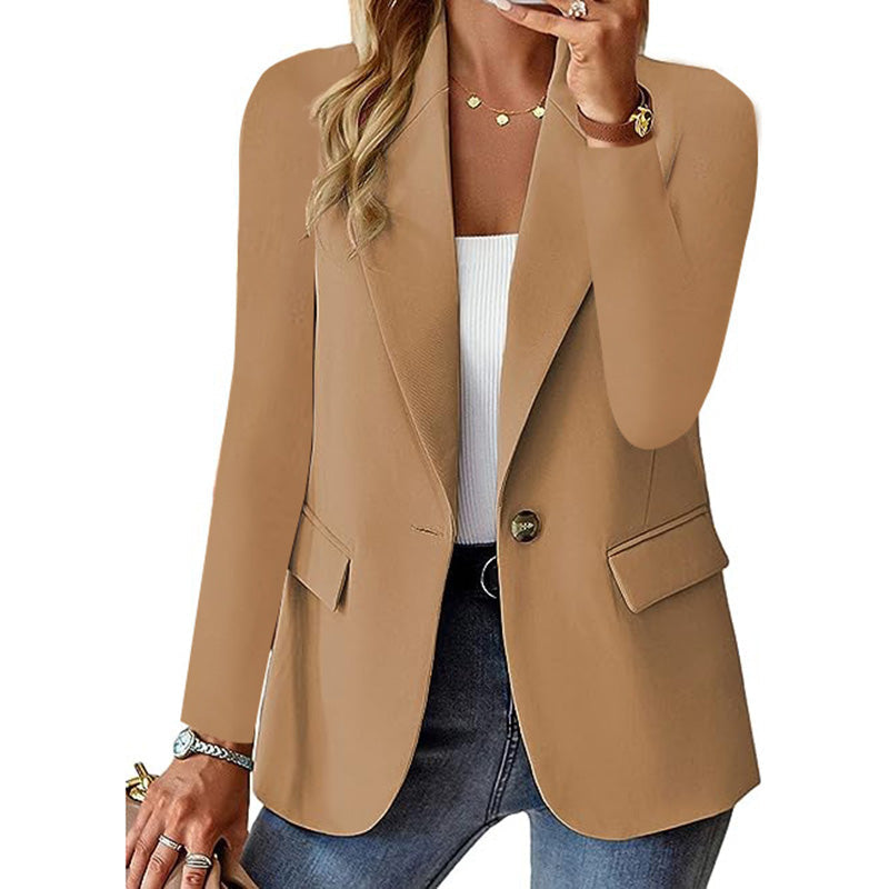 🎉【Perfekt present】🎉 Elegant damkavaj för hösten