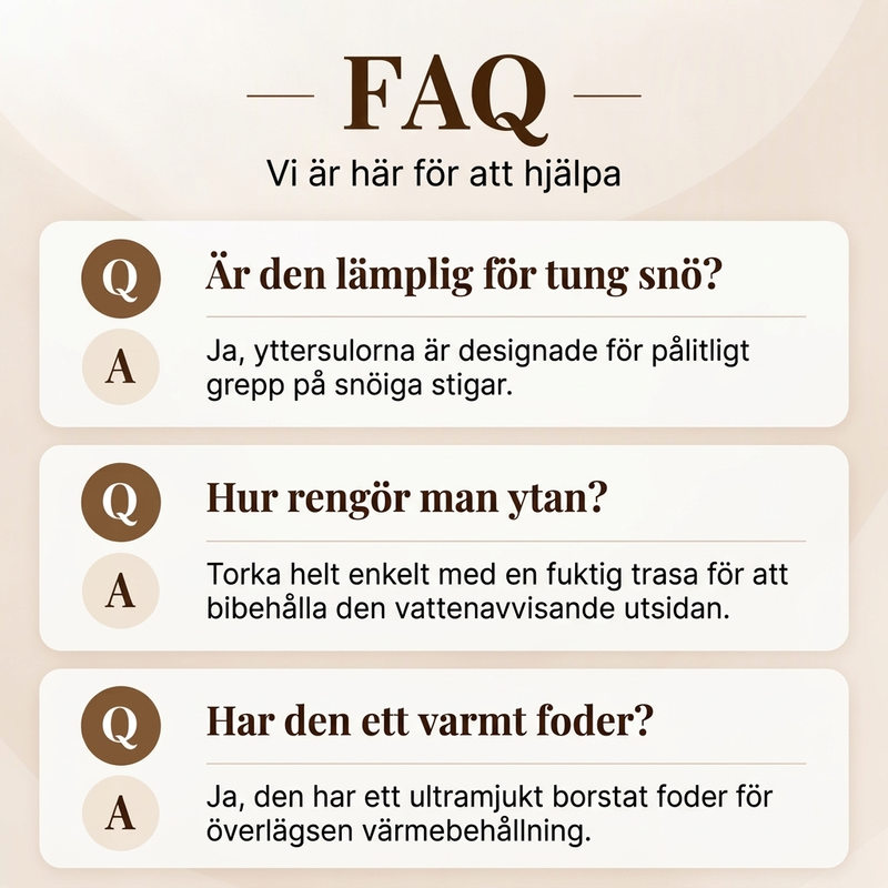 ❄️Vinterkängor för män, mjuka och varma, halkfria och vattentäta